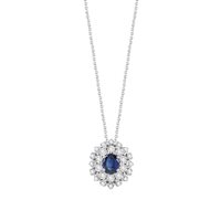 Collana Bliss Donna Bl vittoria in Oro Zaffiro 0.35 Ct 20102633 - 20102633